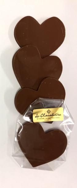 Coeurs en chocolat pour le Yémen